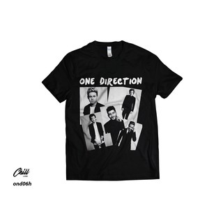 คอลูกเรือเสื้อยืดคอกลมเสื้อยืด พิมพ์ลาย One DIRECTION 1 I CUSTOM I Music I POP I TSHIRTผ้าฝ้ายแท้