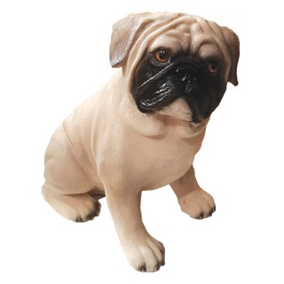 ตุ๊กตาเรซิ่นปั๊ก ไซส์ XS DECORATIVE RESIN DOG KAWIN PUG XS