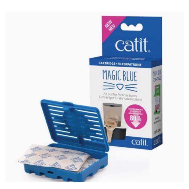 Catit Magic Blue ชุดแผ่นดูดกลิ่น 2 แผ่น / แพ็ต + Catit Refill แผ่นรีฟิล