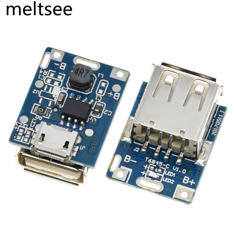 （5pcs）5V โมดูลบอร์ดชาร์จ Step-Up LED 134N3P 5 ชิ้น 5V Boost Converter Step-Up Power Module