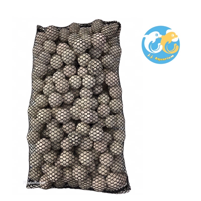 เซรามิกบอลช็อกชิพ วัสดุกรอง1kg