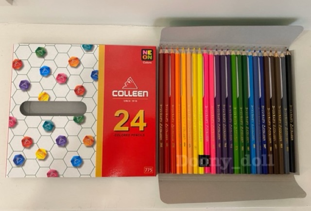 ?ถูกที่สุด!?สีไม้คอลลีน (Colleen) สีไม้ สีไม้colleen ดินสอสี ดินสอสีไม้ 12/24/36/48/60สี ของแท้ 100%