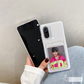 เคสโทรศัพท์มือถือแบบนิ่ม TPU ใส พร้อมช่องใส่บัตร สําหรับ OPPO A95 A76 A36 A55 Reno 9 7 4G 5G 5 Pro 6 Lite 4G 5G R17