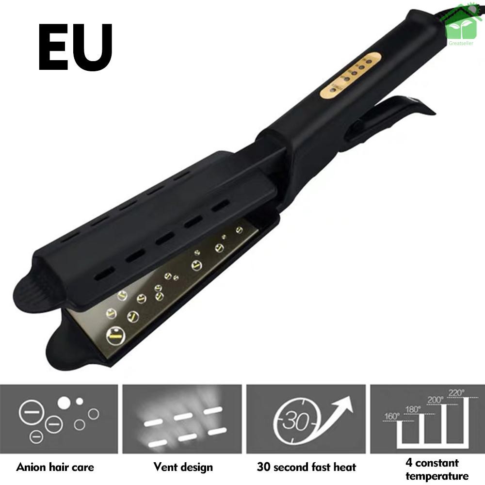 AC 110V240V Four Gear Ceramic Tourmaline Ionic Flat Iron Hot Hair