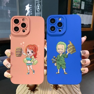 เคสโทรศัพท์มือถือ ขอบสี่เหลี่ยม ลายวันพีช Roronoa Zoro Nami สําหรับ POCO X4 Pro M4 M3 Pro 5G X3 NFC GT F3 C55