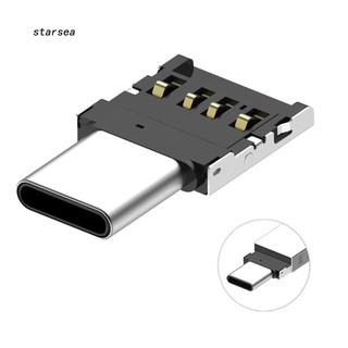Stse_อะแดปเตอร์แปลง OTG USB เป็น Type-C อเนกประสงค์ สําหรับโทรศัพท์มือถือ แท็บเล็ต