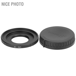 Nice Photo C`N1 แหวนอะแดปเตอร์เลนส์ &amp; ฝาหลังสําหรับ C Mount To Nikon J1/J2/J3/V1/V2/V3