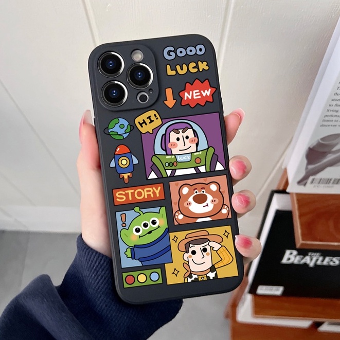For Samsung A22 A03s A13 A12 A32 A52 A72 A53 A31 A51 A71 A50 A30s A21s A20 A30 S21 Plus S22 Ultra Toy Story Soft Case Full Cover FK87