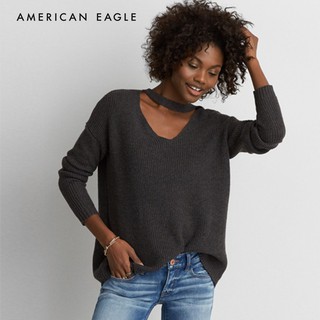 American Eagle Choker Neck Pullover Sweater เสื้อ สเวตเตอร์ ผู้หญิง (WCL 034-7713-008)