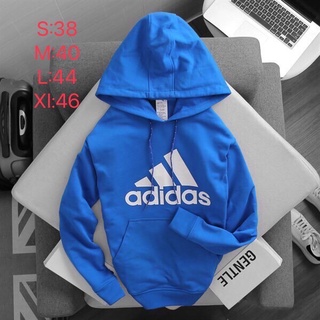 adidas เสื้อฮู้ดแขนยาว