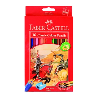 Faber Castell ดินสอสีไม้ อัศวิน 36 สี