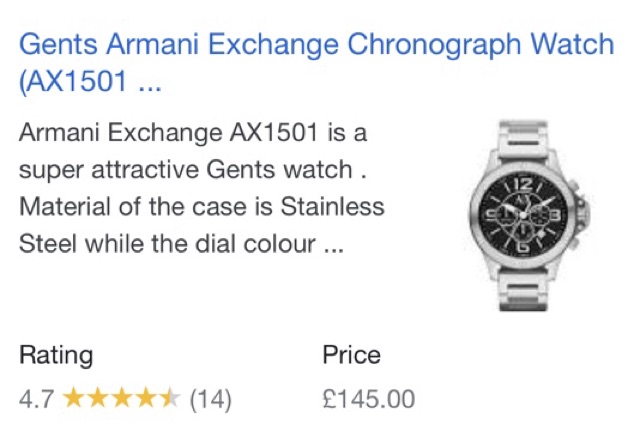 Mens Armani Exchange Chronograph Watch AX1501 | Shopee Thailand