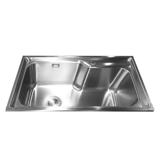 KITCHEN SINK PARNO RIVER7545 1B STAINLESS STEEL ซิงค์ฝัง PARNO RIVER7545 1หลุม สเตนเลส อ่างล้างจานฝัง อ่างล้างจานและอุปก