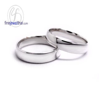 Finejewelthai แหวนคู่-แหวนทองคำขาว-แหวนหมั้น-แหวนแต่งงาน-Couple Ring-Wedding-Ring - RC127500