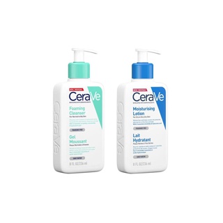 CeraVe Moisturising Lotion 236ml*Foaming Cleanser 236 ml .