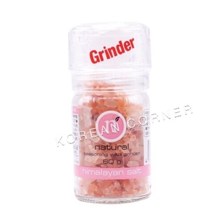 Natural Pink Himalayan Salt with grinder เกลือบริสุทธิ์ เกลือชมพู หิมาลายัน หิมาลัย แบบขวด ฝาบด โซเดียมน้อย ญี่ปุ่น