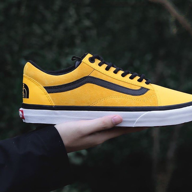 north face x vans yellow