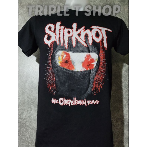 เสื้อยืดคอกลม สกรีนลายวง SLIPKNOT (รหัส 174)