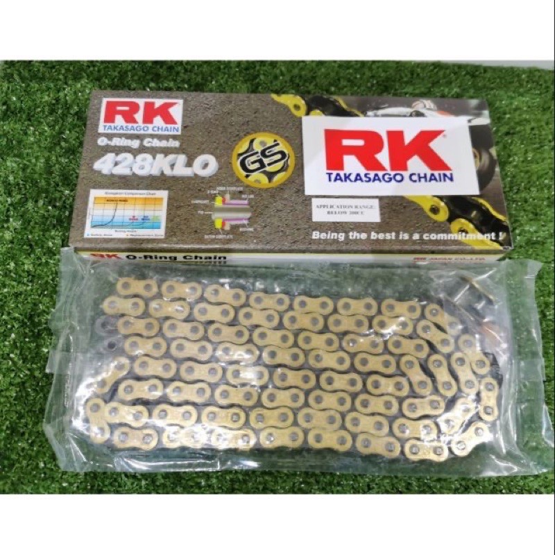 RK Japan Rantai Oring 428 KLO Oring Gold Chain