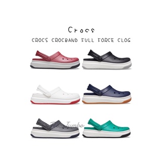 รองเท้าแตะ CROCS CROCBAND Full Force Clog (size4-11) หัวโต 📮🧨🌸🌵🔥