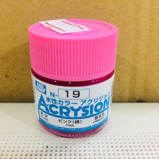 Mr.Hobby ACRYSION [สูตรน้ำ] N19 PINK