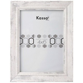 KASSA HOME กรอบรูปไม้ รุ่น 3312-04012T-4 สีเทา