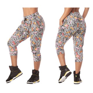 Zumba Wear : I Want My Zumba Cropped Harem Pants (กางเกงออกกำลังกายซุมบ้า)