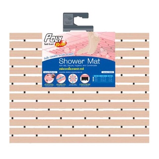 แผ่นรองพื้นอเนกประสงค์ Shower Mat (62X45 cm.) Peach พรมเช็ดเท้า Multipurpose Shower Mat (62X45 cm.) Peach