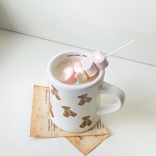 พร้อมส่ง Beary Mug แก้วเซรามิก สกรีนลายหมี | unniihaus