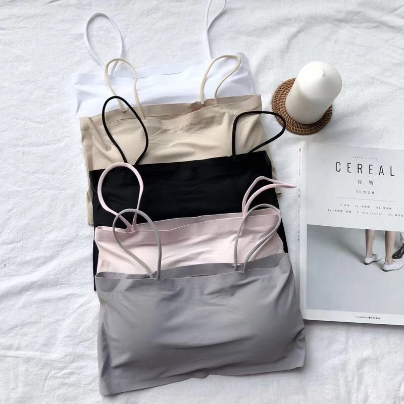 ถูกที่สุด สปอร์ตบราสายเดี่ยวทรงเกาะอก ผ้าร่อง เก๋มาก bra
