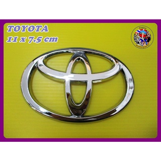 โลโก้ โตโยต้า ขนาด Size  11 x 7.5 cm     - TOYOTA Logo Badge Emblem