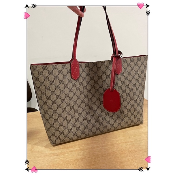 กระเป๋า Gucci Shopping Bag ของแท้ 100% มีอุปกรณ์ครบ ถุงผ้า การ์ด ใบเสร็จ กระเป๋าแบรนด์เนม กระเป๋าสะพายผู้หญิง [พร้อมส่ง]