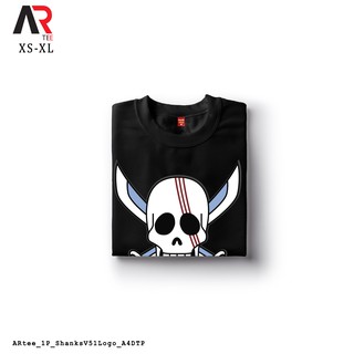 เสื้อยืดเด็กผช - AR Tees หนึ่งชิ้น Shanks โลโก้ A4 v51 เสื้อที่กําหนดเอง Unisex Tshirt สําหรับผู้หญ