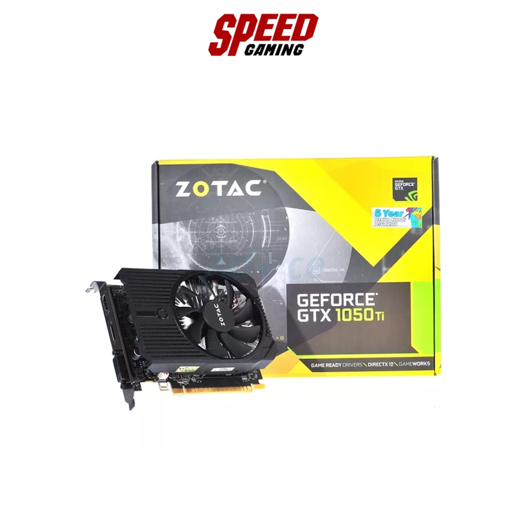 ZOTAC VGA CARD GEFORCE NVIDIA GTX1050TI 4GB 128BIT GDDR5 DP,HDMI,DVI PCI EXPRESS/3Y By Speed Gaming