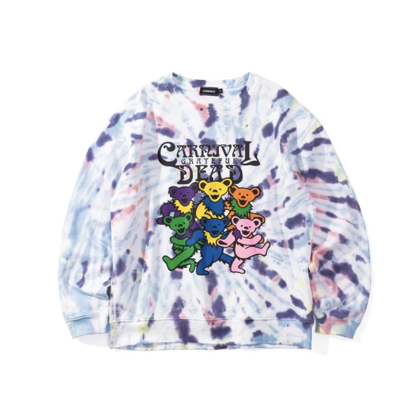 (พร้อมส่ง) Carnival x Grateful Dead Bears Multicolor Sweatshirt / Shorts