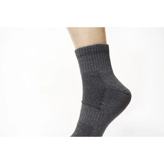 ถุงเท้าเนื้อผ้า เท้า 41- 47 Eu Cotton 100% - สี ดำ เทาเข้ม เทาอ่อน เพิ่มความหนา พิเศษ