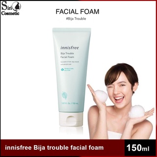 Innisfree Bija trouble facial foam 150ml.ของแท้ พร้อมส่ง!!!