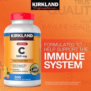 Kirkland Signature Chewable Vitamin C 500 mg., 500 Tablets