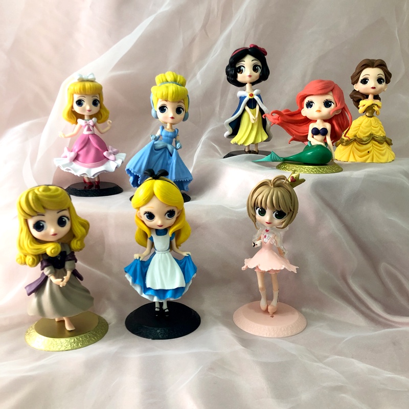 ตุ๊กตา 3D เค้กตกแต่งของเล่นเด็ก Ariel Bell Snow White Rapunzel Tinkerbell Alice – โปรปัง