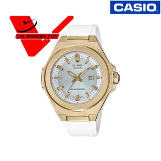 MSG-S500G-7A (เรือนทองสายขาว)CASIO BABY-G G-MS (Tough Solar) นาฬิกาข้อมือหญิง 2 ระบบ (ประกัน CMG ศูนย์เซ็นทรัล 1 ปี)