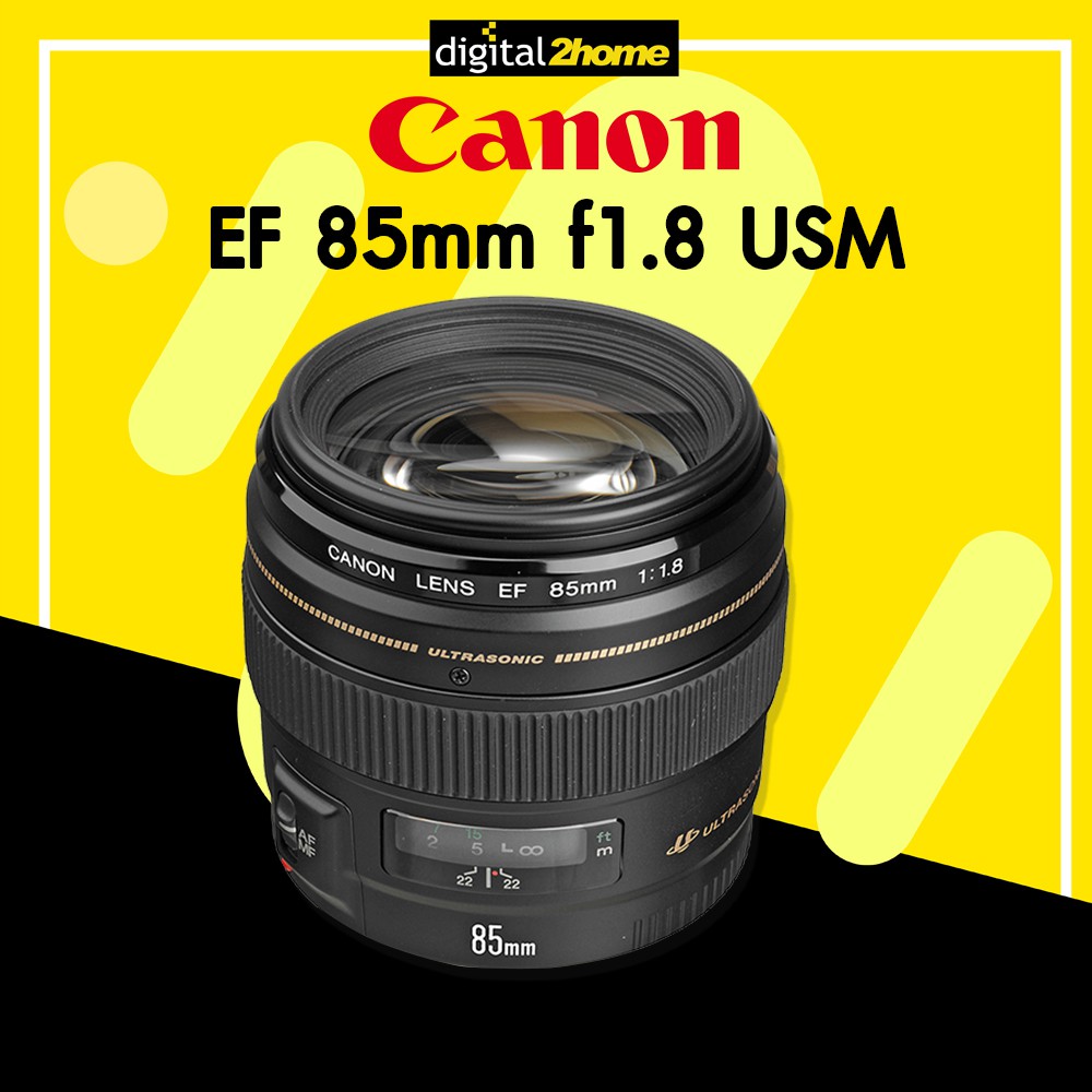 Canon Lens EF 85mm F/1.8 USM (รับประกันร้านdigital2home 1 ปี) Shopee