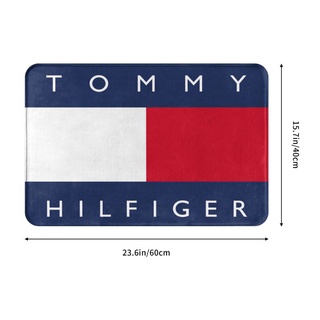 Tommy Hilfiger พรมเช็ดเท้า กันลื่น ดูดซับน้ํา แห้งเร็ว สําหรับห้องน้ํา ห้องครัว ทางเข้า