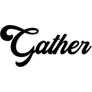 Gather-metal Word สติกเกอร์โลหะ ลายศิลปะ งานฝีมือ สําหรับตกแต่งผนังบ้าน สํานักงาน