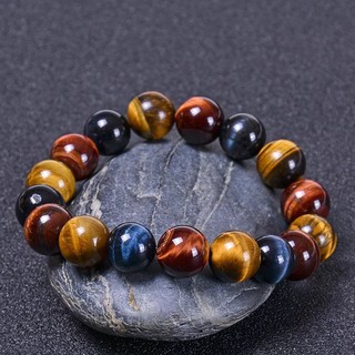 บ้านหินนางฟ้า 🧚‍♀️ สร้อยหินไทเกอร์อาย 3 สี Tiger Eye สามทหารเสือในการหยั่งรู้ ขนาด 6 , 8 และ 10 mm