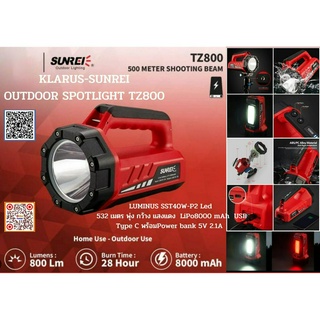 KLARUS-SUNREI   OUTDOOR SPOTLIGHT TZ800 เครื่องศูนย์ประกัน 3 เดือน