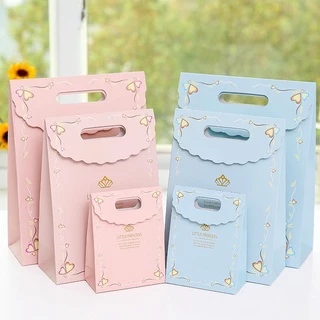 A021 พร้อมส่ง มี3ลิ้ง❗️(ขั้นต่ำ5ใบ คละลายได้)ถุงของขวัญมีตัวแปะปิดปากถุง ใส่ของขวัญ ของชำร่วย ของฝาก น่ารักมากก