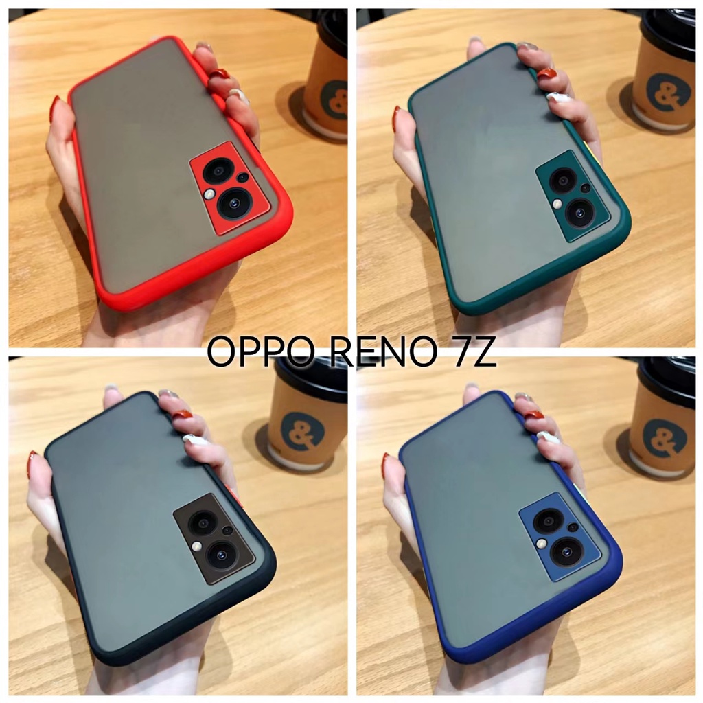 OPPO RENO 7Z(5G)/OPPO RENO 8Z Transparent Matte Camera Protection Matte Case