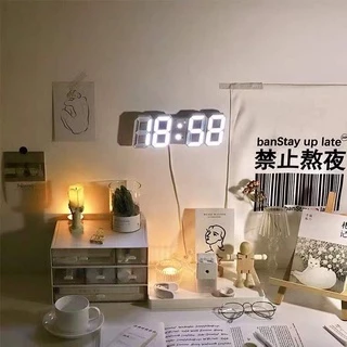 นาฬิกาดิจิตอล นาฬิกา LED นาฬิกาตั้งโต๊ะ แขวนผนัง LED Digital Wall Clock #B-029