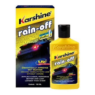 Karshine Rain Off ผลิตภัณฑ์น้ำยาเคลือบกระจก