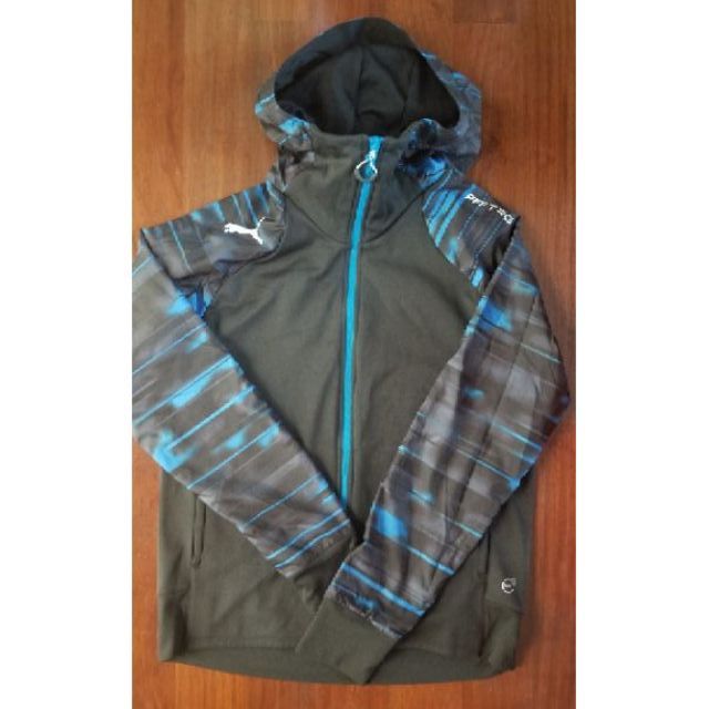 PUMA PFF TRG JACKET , JAPAN STYLE, UNISEX, BLACK BODY WITH PRINTED ...